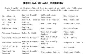 Victoria Memorial Square Cemetery Victoria Memorial Square Cemetery